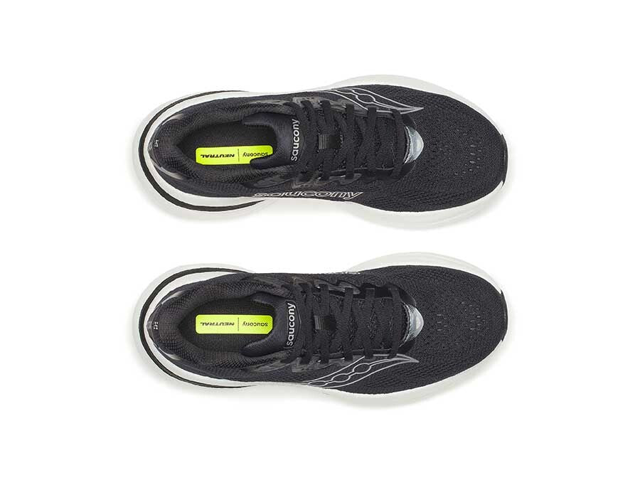 SAUCONY RIDE 19 BLACK SILVER