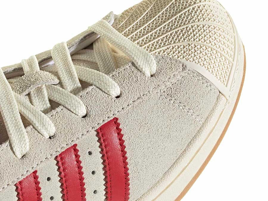 ADIDAS SUPERSTAR II W GREY RED SAN VALENTIN