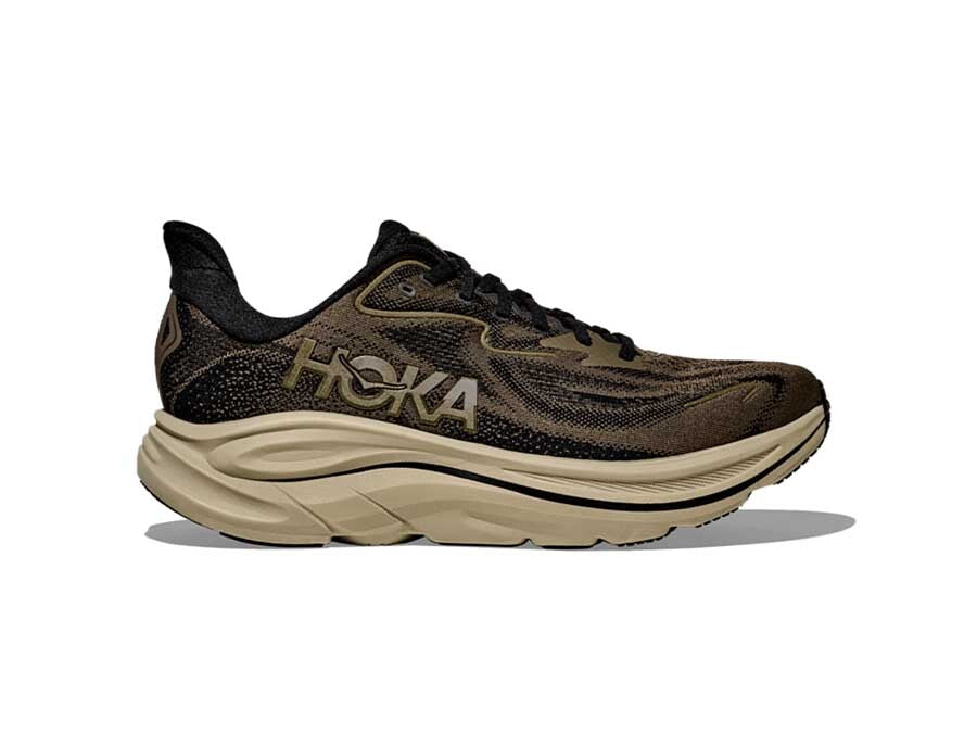HOKA CLIFTON 10 DARK ROAST BLK