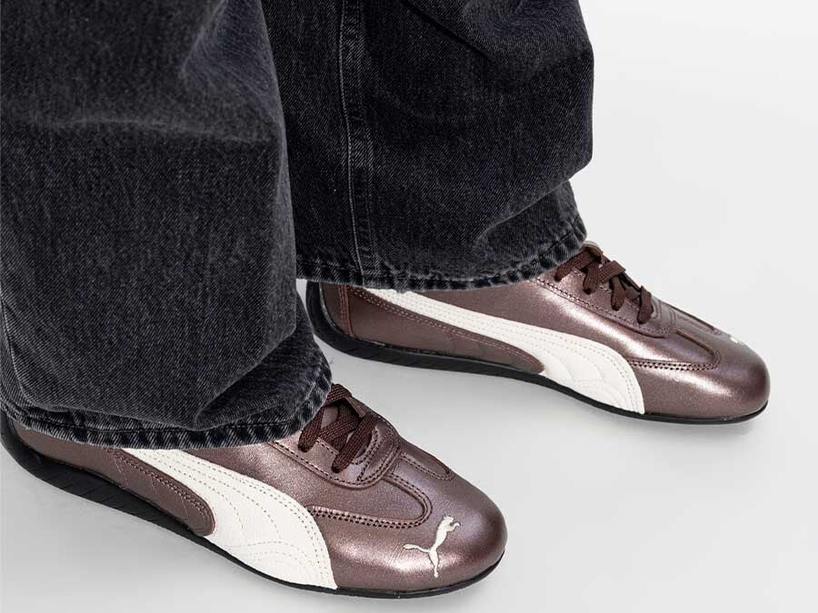 PUMA SPEEDCAT METALLIC BROWN