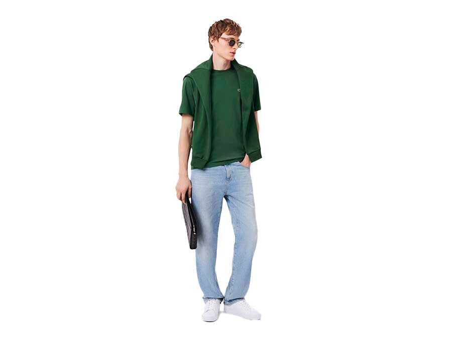 CAMISETA LACOSTE VERDE CLASSIC FIT