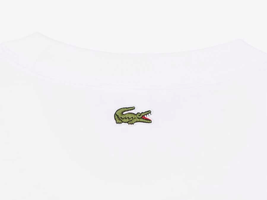 CAMISETA LACOSTE TENIS BLANCA