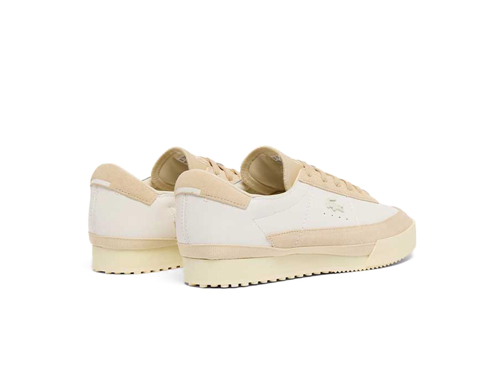 LACOSTE MEN AURA SNEAKERS OFF WHITE LIGHT YELLOW