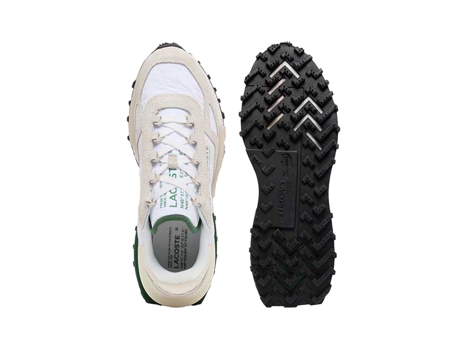 LACOSTE MEN ELITE ACTIVE SNEAKERS WHITE WHITE