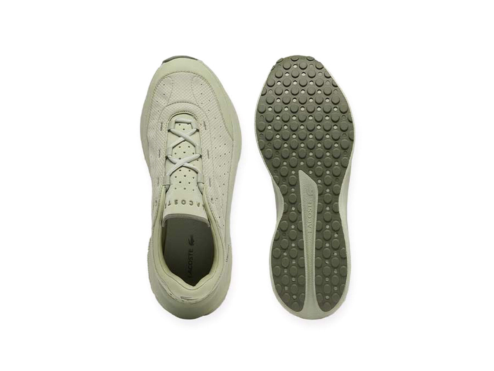 LACOSTE MEN NEO RUN ACTIVE SNEAKERS LIGHT KHAKI