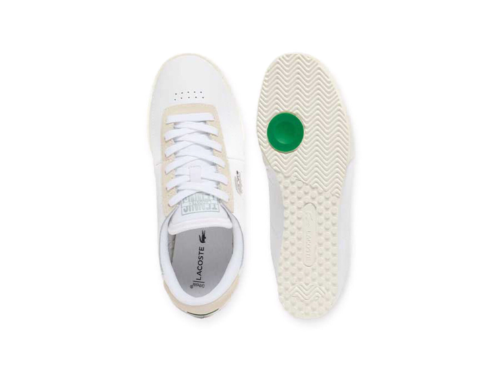 LACOSTE WOMEN AURA SNEAKERS WHITE OFF WHITE