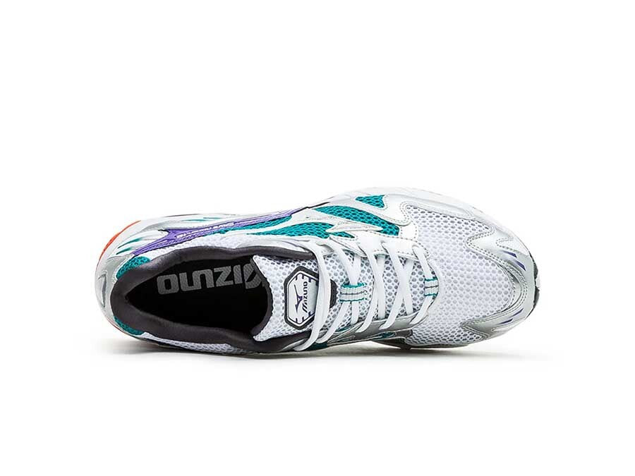 MIZUNO WAVE RIDER 10 WHITE SILVER