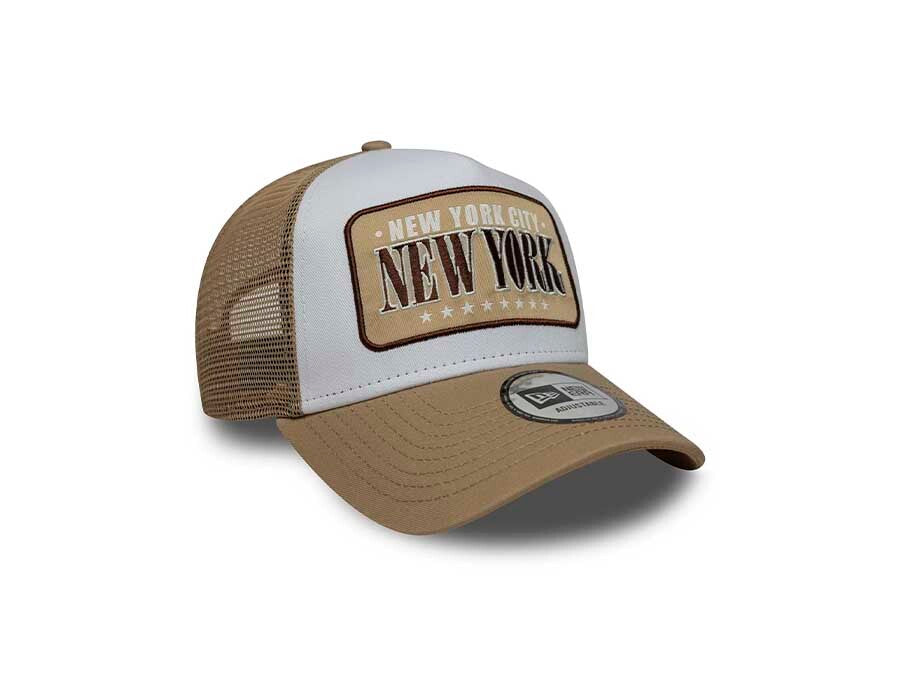 GORRA NEW ERA LOCATION PATCH TRUCKER NEWERA CAMWHI