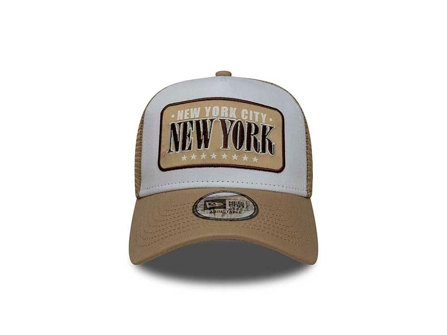 GORRA NEW ERA LOCATION PATCH TRUCKER NEWERA CAMWHI