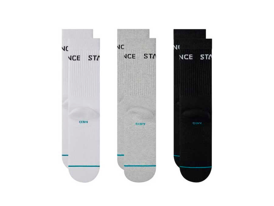 CALCETINES STANCE ORIGIN 3 PACK CREW