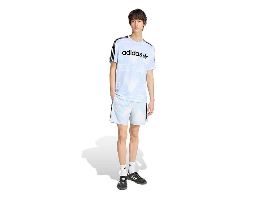 CAMISETA ADIDAS SPONSORED JERSEY BLANCO AZUL