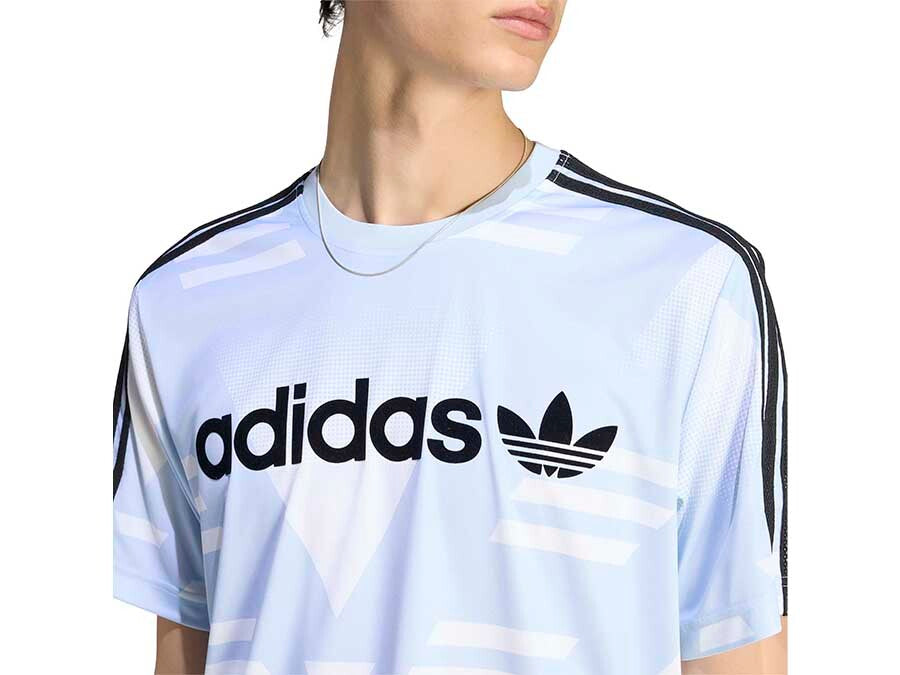 CAMISETA ADIDAS SPONSORED JERSEY BLANCO AZUL
