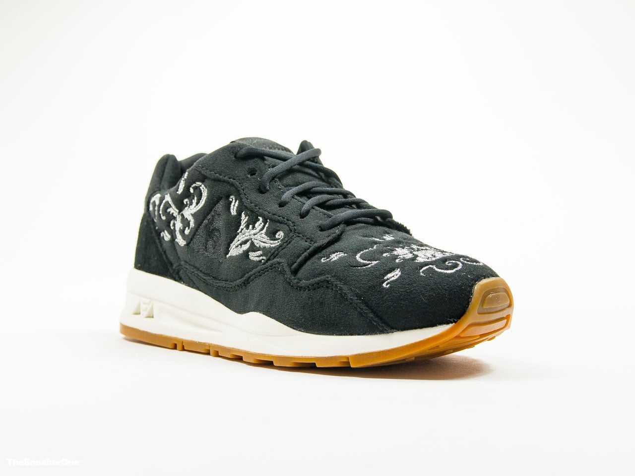 LE COQ SPORTIF LCS R900 W EMBROIDERY BLACK SILVER
