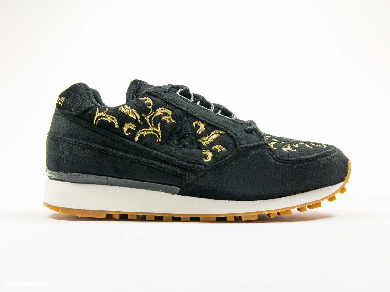LE COQ SPORTIF ECLAT W EMBROIDERY BLACK GOLD