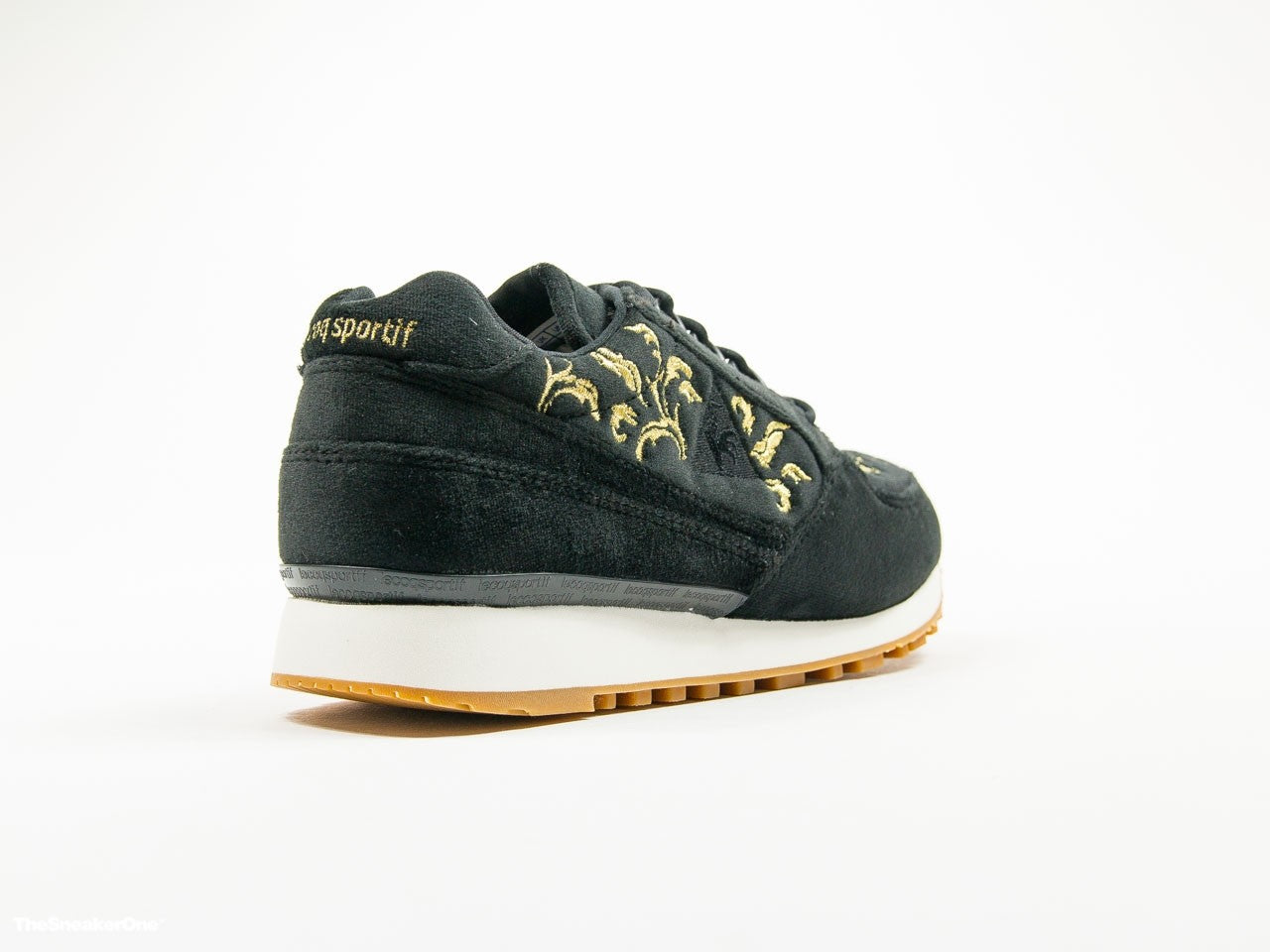 LE COQ SPORTIF ECLAT W EMBROIDERY BLACK GOLD
