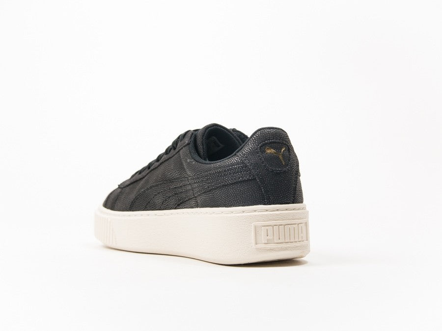 PUMA BASKET PLATFORM CV BLACK-GOLD-WHISP