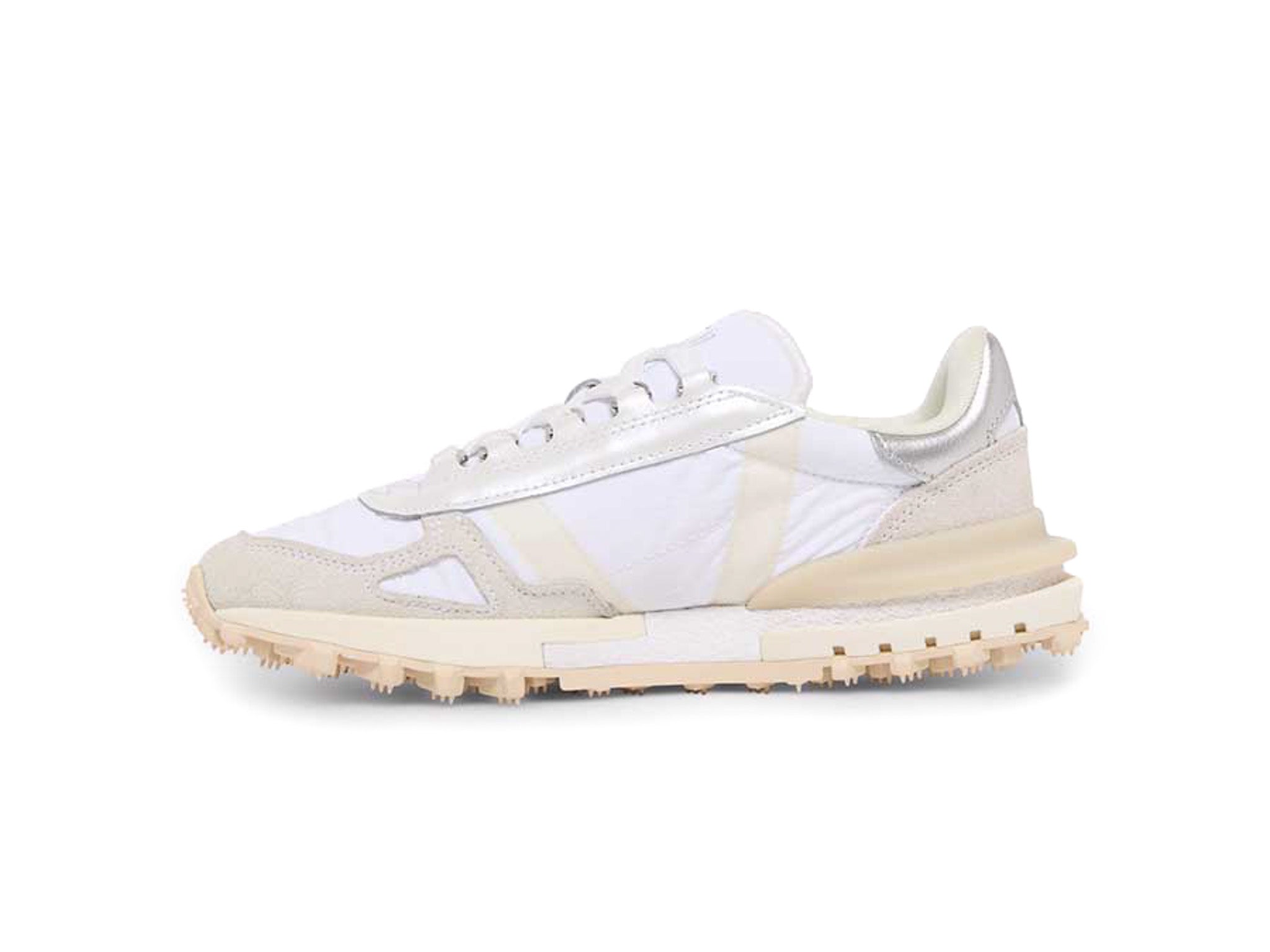 Lacoste Elite Active Silver Cream Pack White