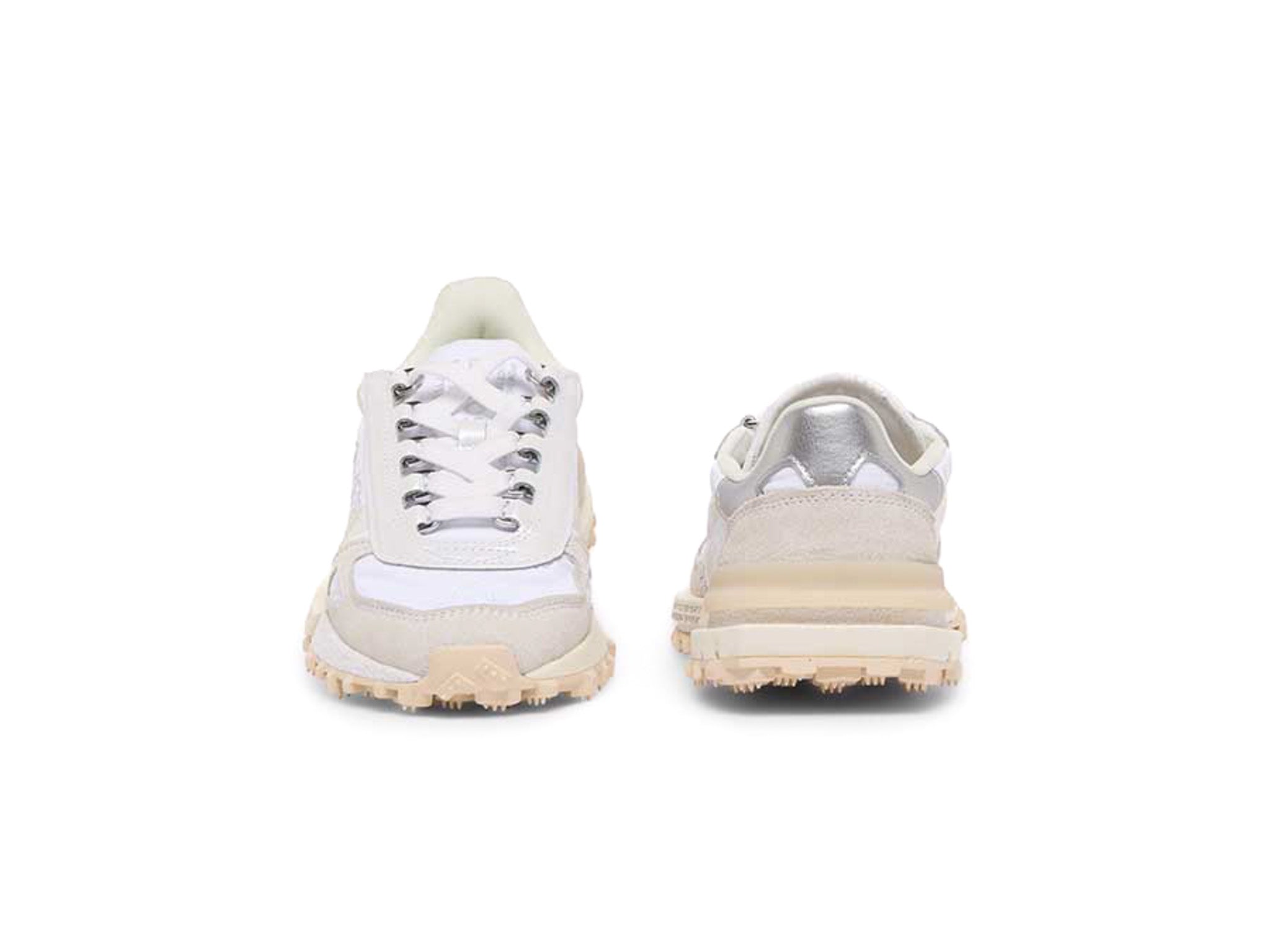 Lacoste Elite Active Silver Cream Pack White