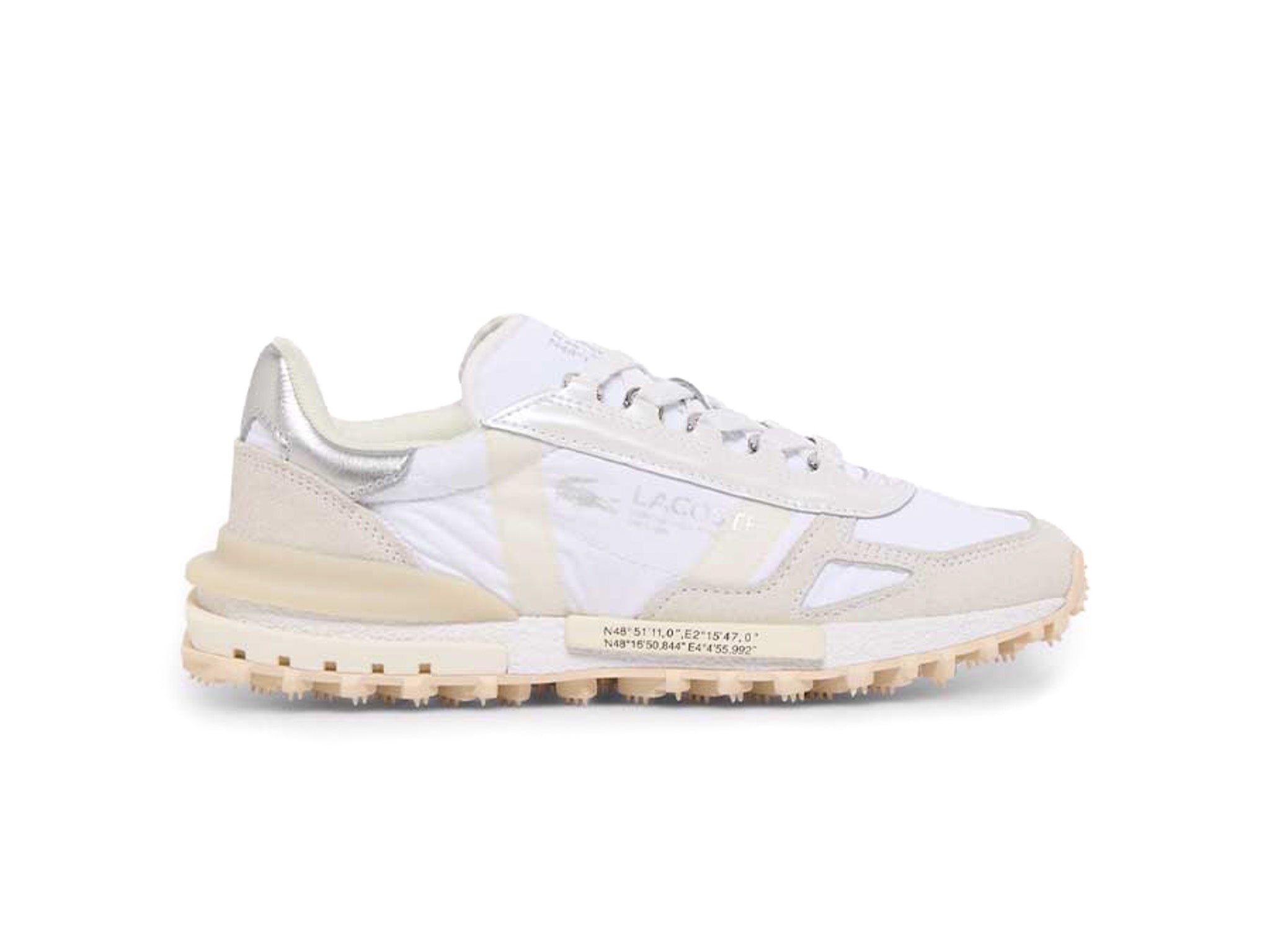 Zapatilla Lacoste Elite Active White Silver para mujer