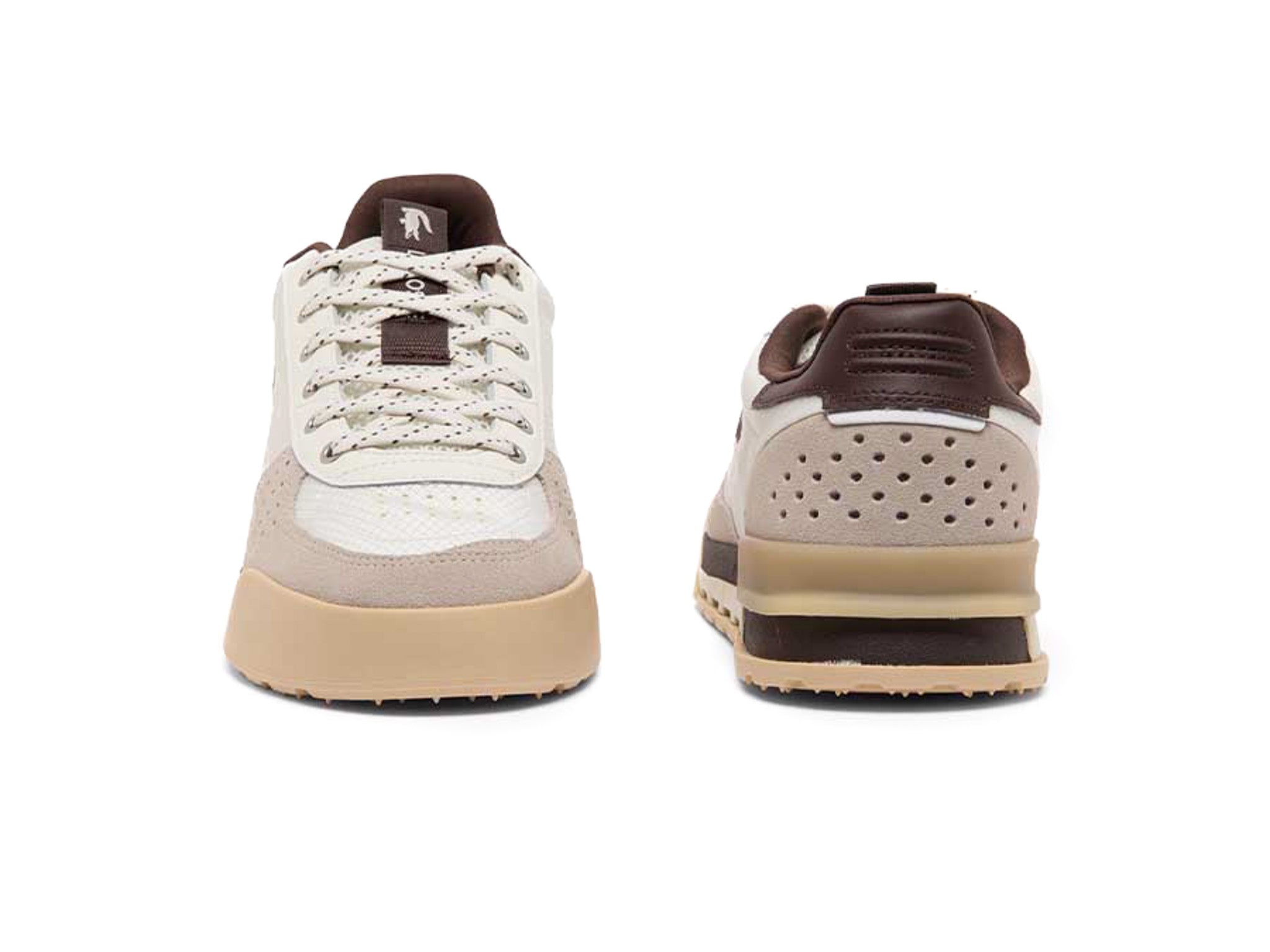 Lacoste Slam Break Off White Brown