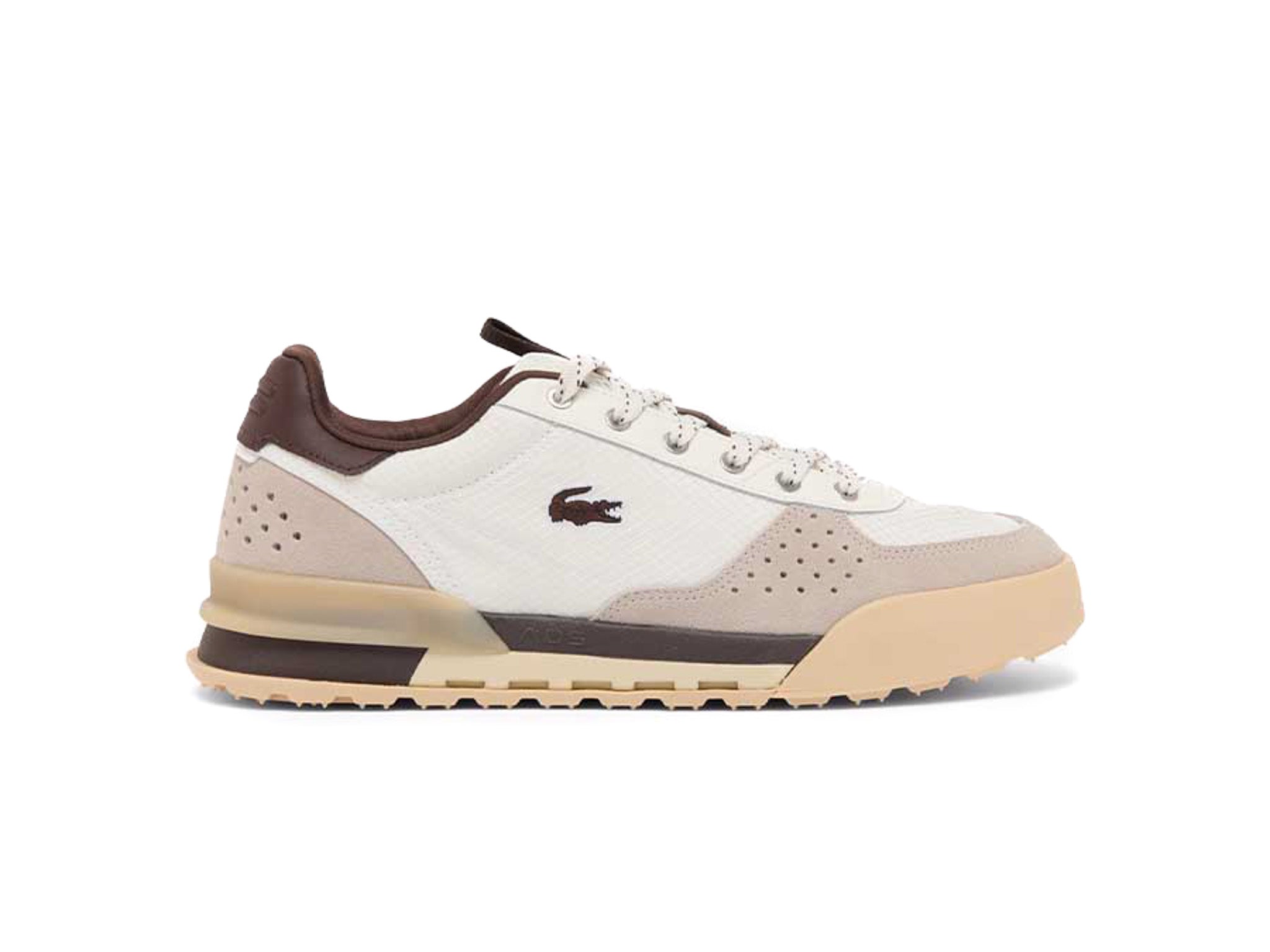 Zapatillas casual para hombre Lacoste Slam Break Off White Brown