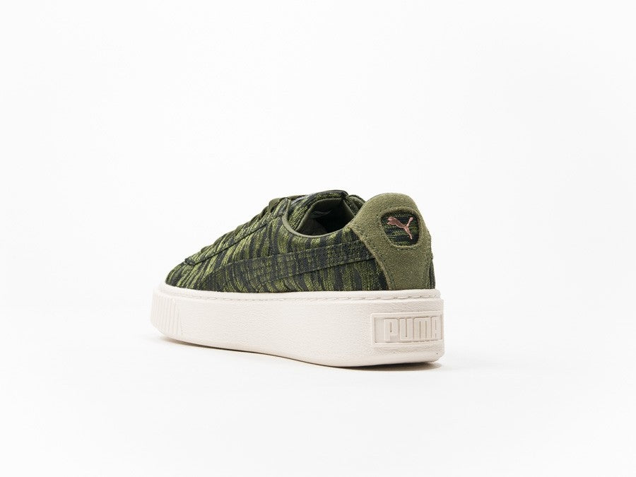 PUMA BASKET PLATFORM VR WN'S OLIVE NIGHT-