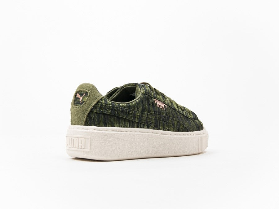 PUMA BASKET PLATFORM VR WN'S OLIVE NIGHT-