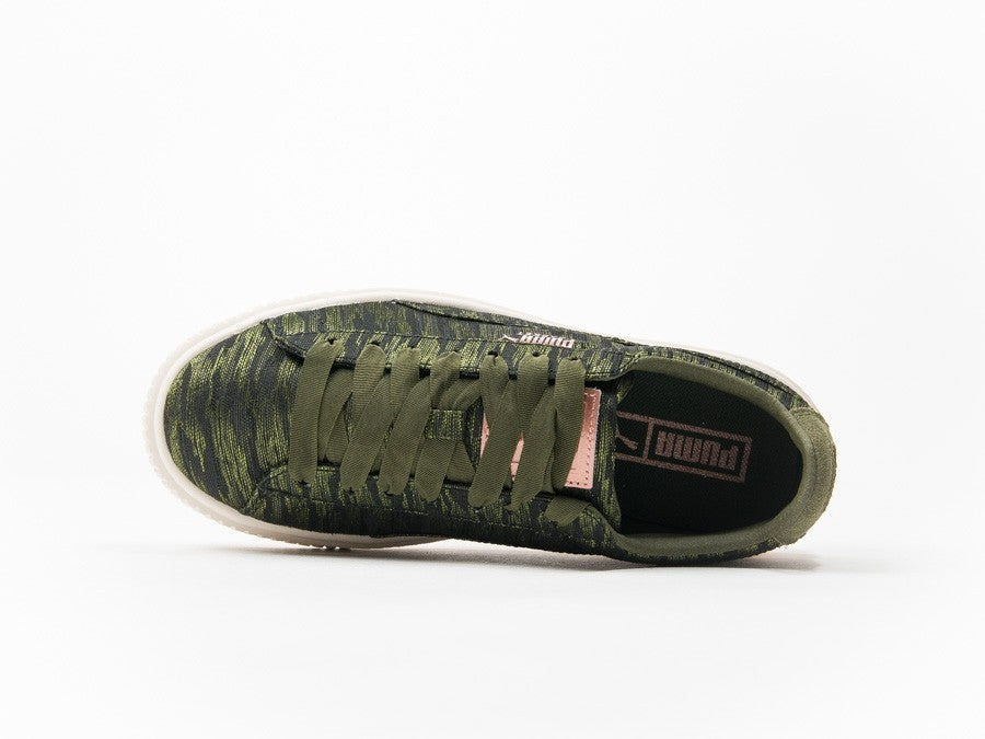 PUMA BASKET PLATFORM VR WN'S OLIVE NIGHT-