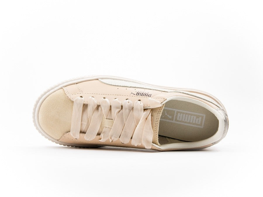 PUMA PLATFORM UP WN'S NATURAL VACHETTA
