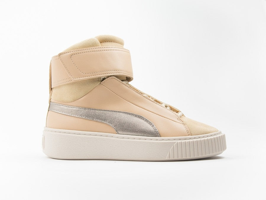 PUMA BASKET PLATFORM MID UP WN'S NATURAL