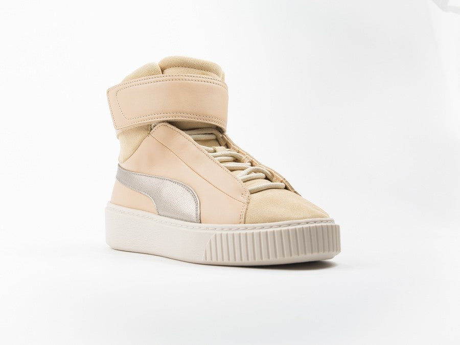 PUMA BASKET PLATFORM MID UP WN'S NATURAL