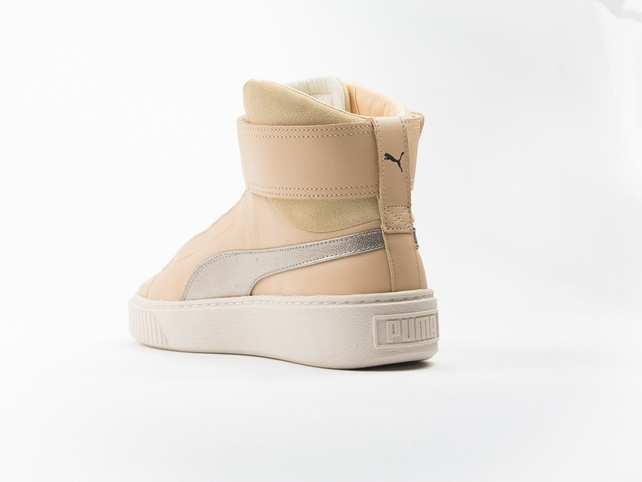 PUMA BASKET PLATFORM MID UP WN'S NATURAL