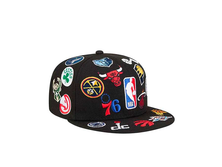 GORRA NEW ERA NBA ALL OVER BLK