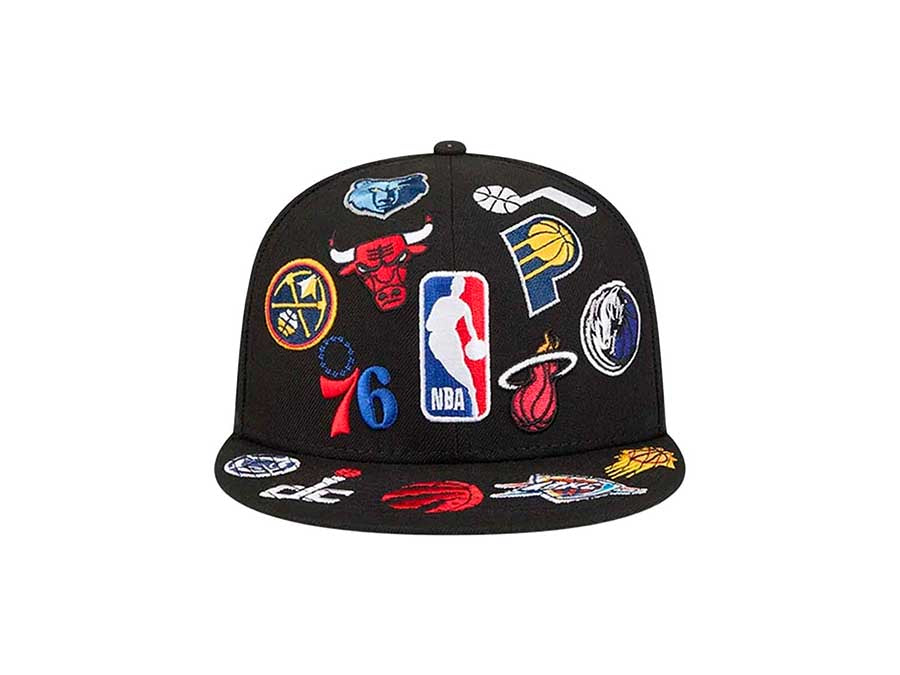 GORRA NEW ERA NBA ALL OVER BLK