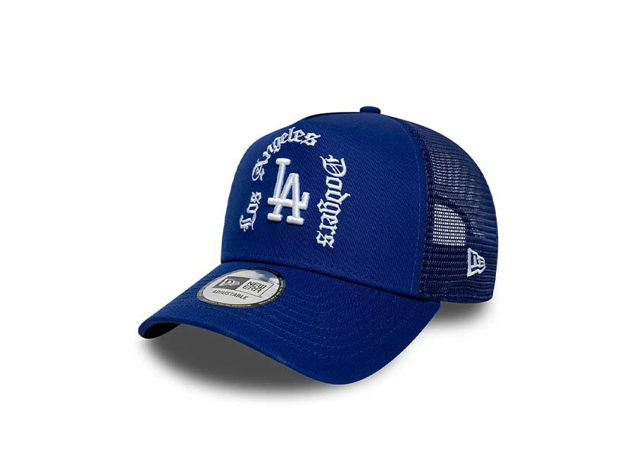 Gorra New Era 940 AF TRUCKER Wordmark Trucker LA azul
