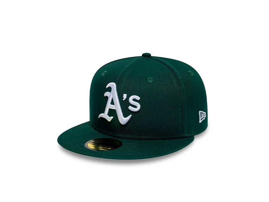 Gorra New Era 5950 League Essential Oakland Athletics verde