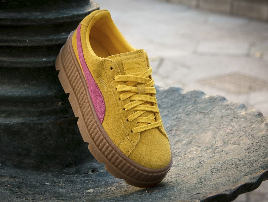 PUMA CLEATED CREEPER SUEDE WNS LEMON