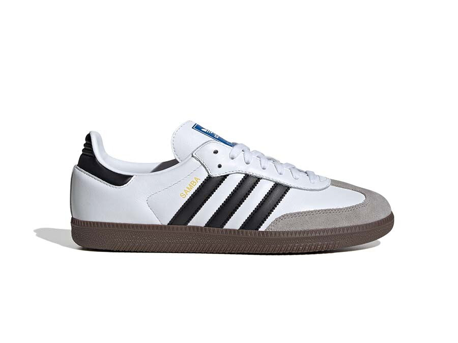ADIDAS SAMBA OG  BLANCA CON BANDAS NEGRAS