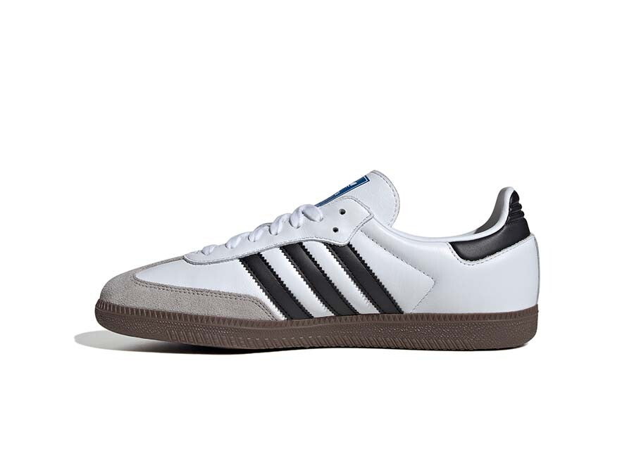 ADIDAS SAMBA OG  BLANCA CON BANDAS NEGRAS