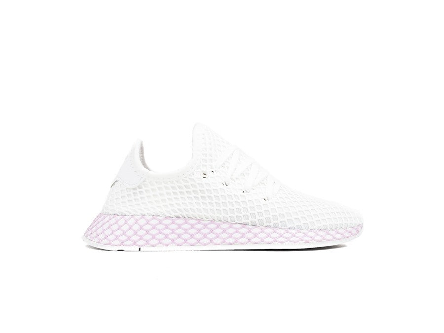 ADIDAS DEERUPT W  BLANCO-BLANCO-LILCLA