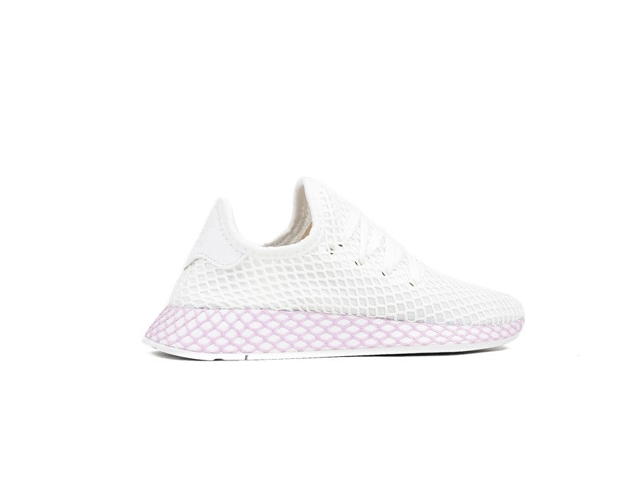 ADIDAS DEERUPT W  BLANCO-BLANCO-LILCLA