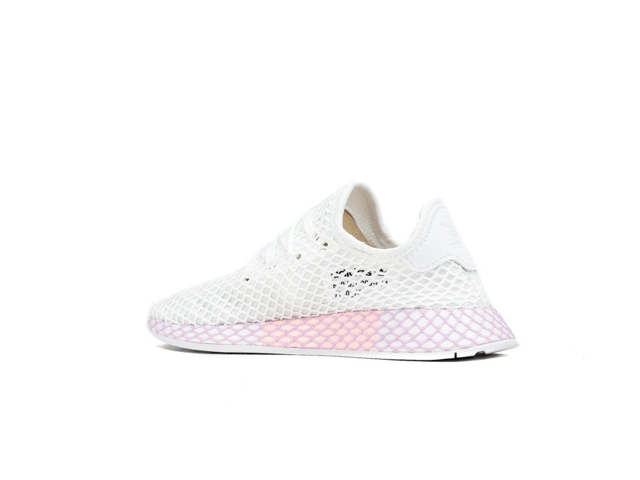 ADIDAS DEERUPT W  BLANCO-BLANCO-LILCLA