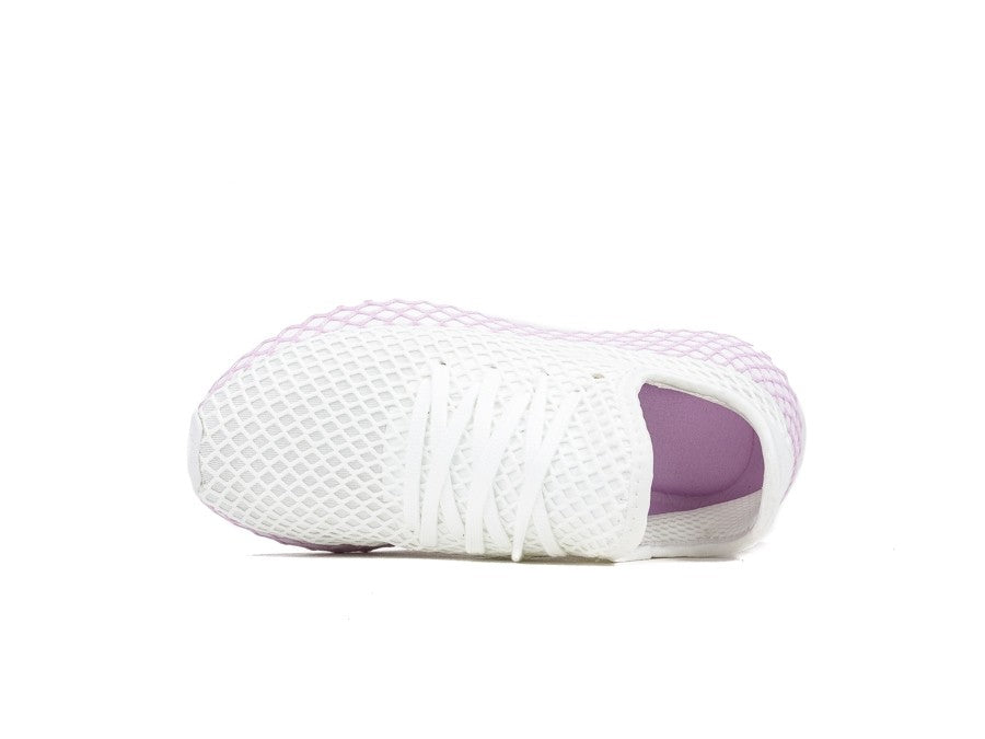 ADIDAS DEERUPT W  BLANCO-BLANCO-LILCLA