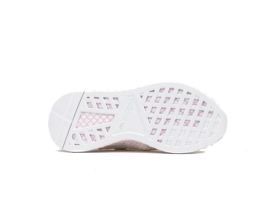 ADIDAS DEERUPT W  BLANCO-BLANCO-LILCLA