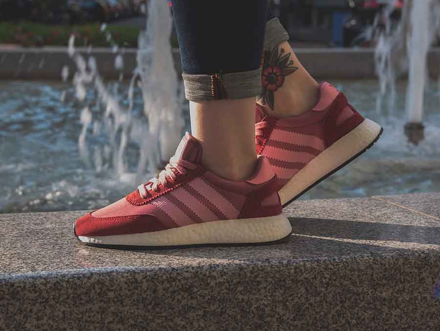 ADIDAS I-5923 W   BURDEOS-ROSA