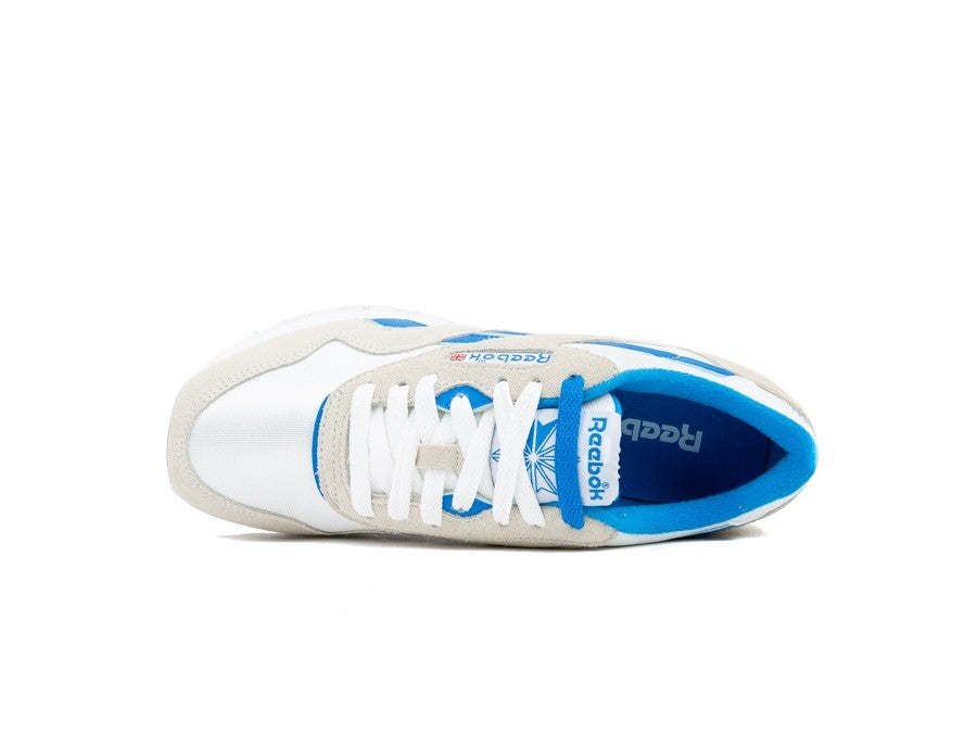 REEBOK CLASSIC  NYLON WHITE-CYCLASSIC LEATHER E BL