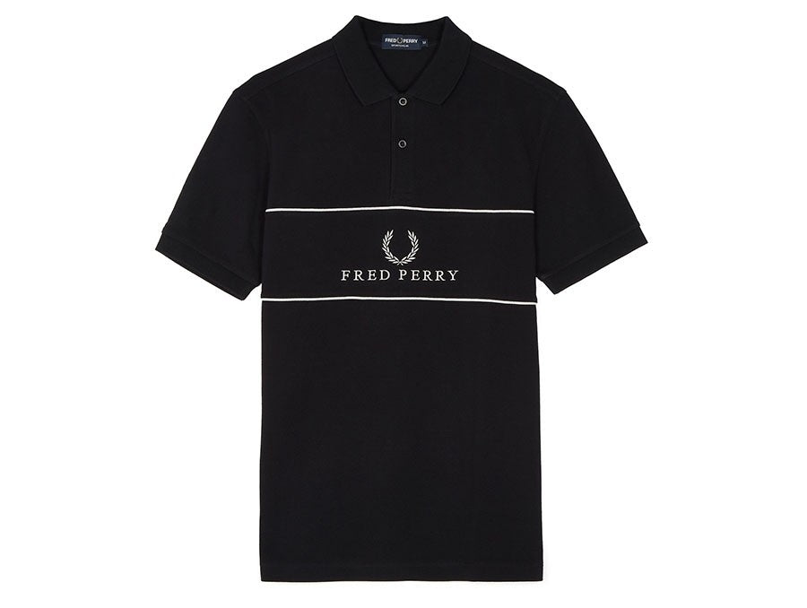 POLO FRED PERRY NEGRO
