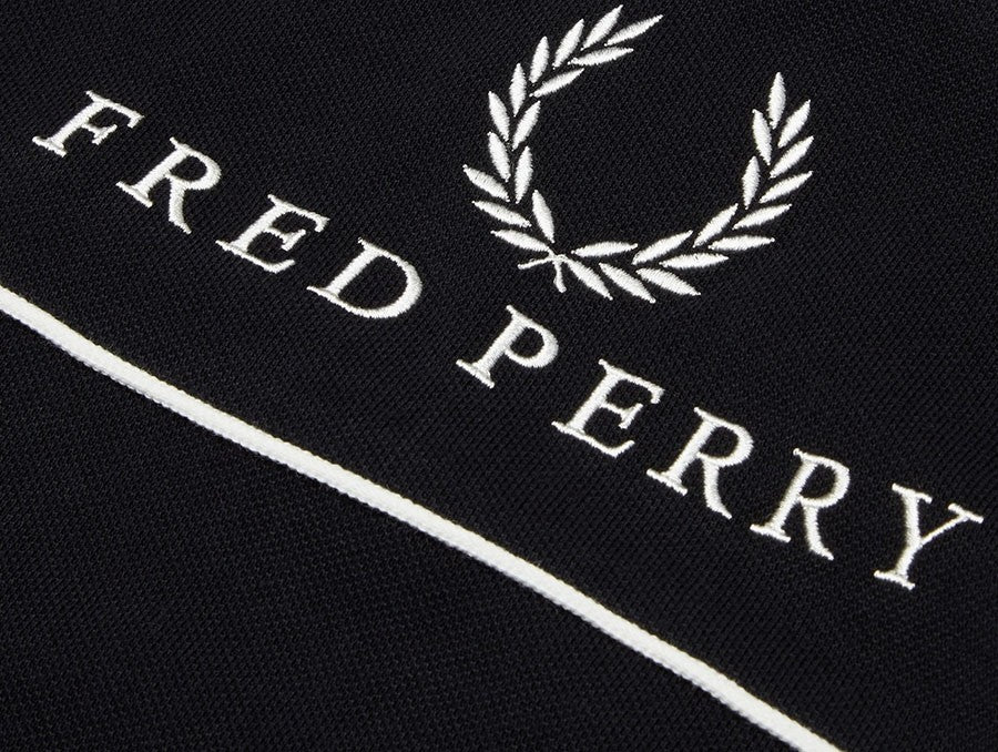 POLO FRED PERRY NEGRO