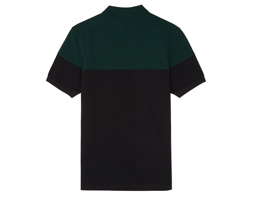 POLO FRED PERRY  DOS COLORES VERDE NEGRO