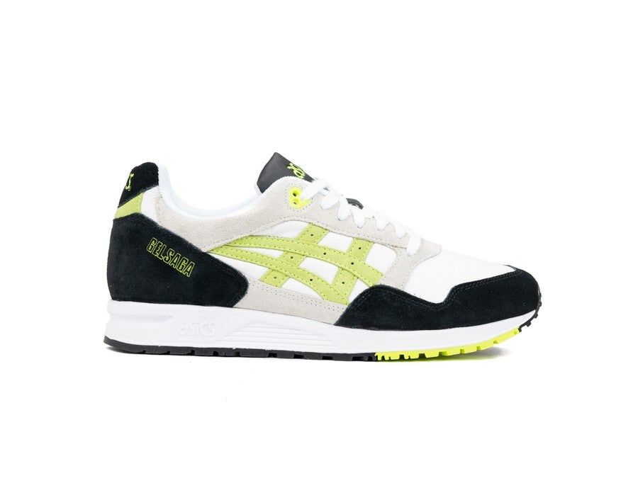 ASICS GELSAGA WHITE FLASH YELLOW
